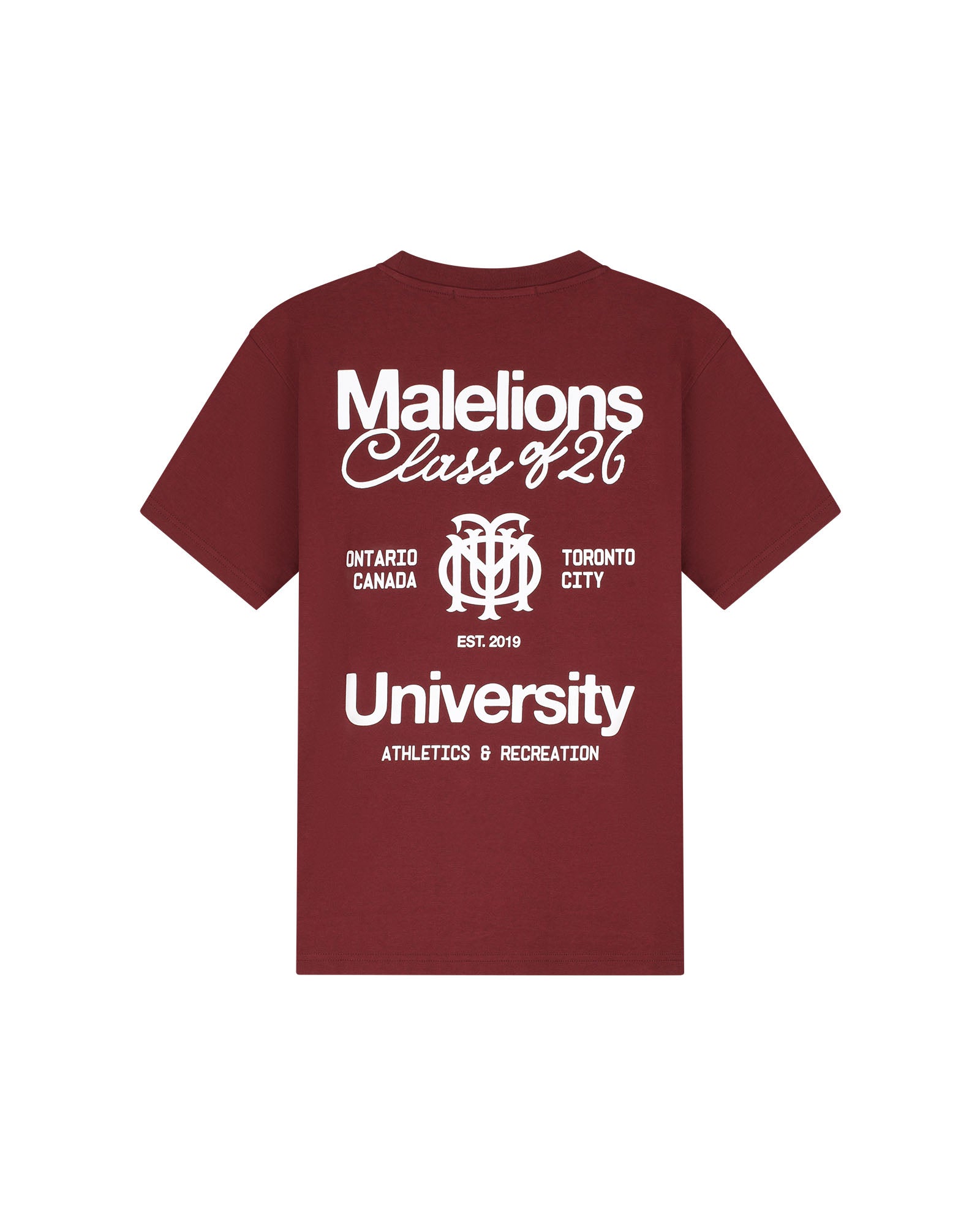 Malelions Men Class of 26 T-Shirt | Burgundy