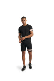Malelions Men Captain T-Shirt | Black