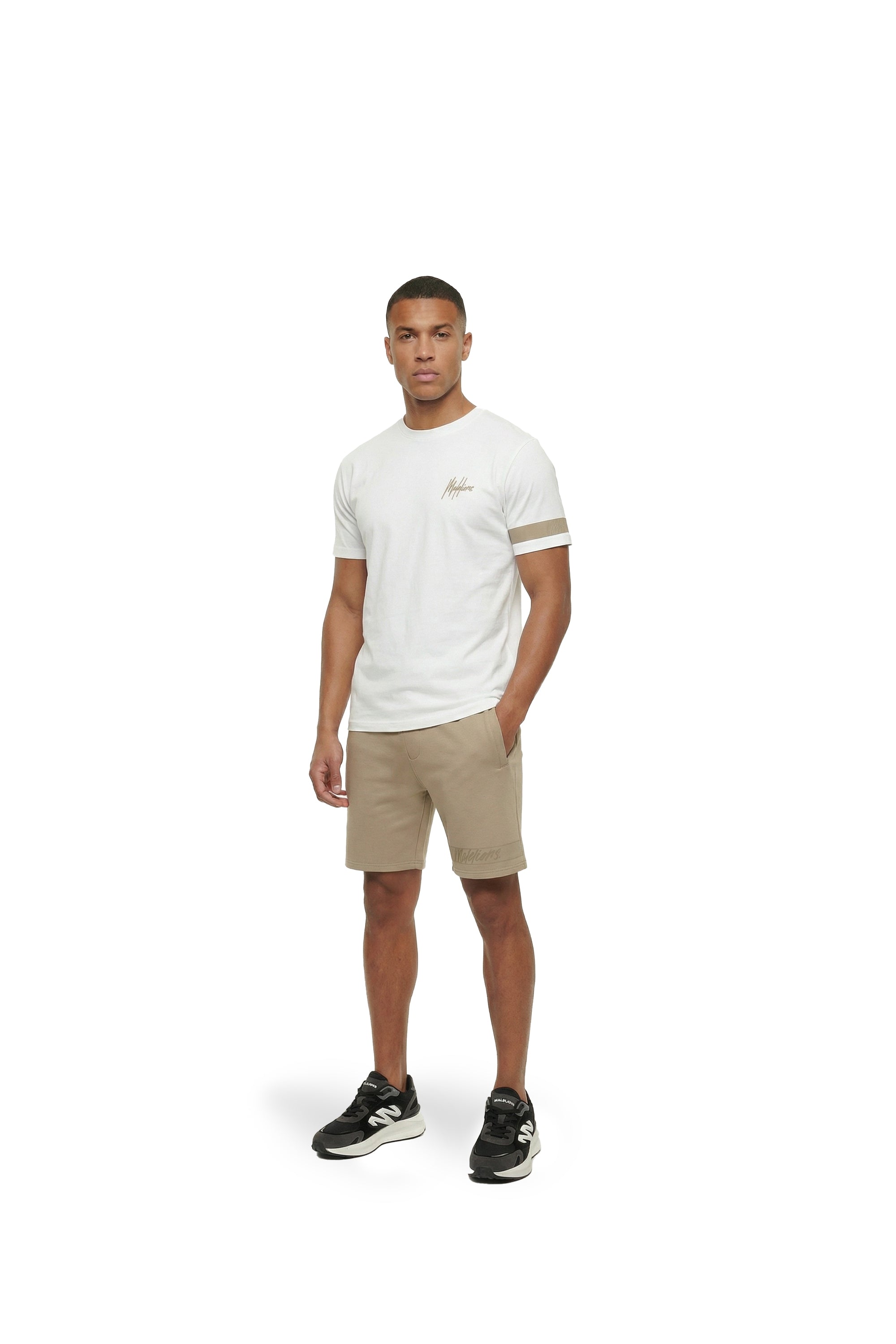 Malelions Men Captain T-Shirt | White