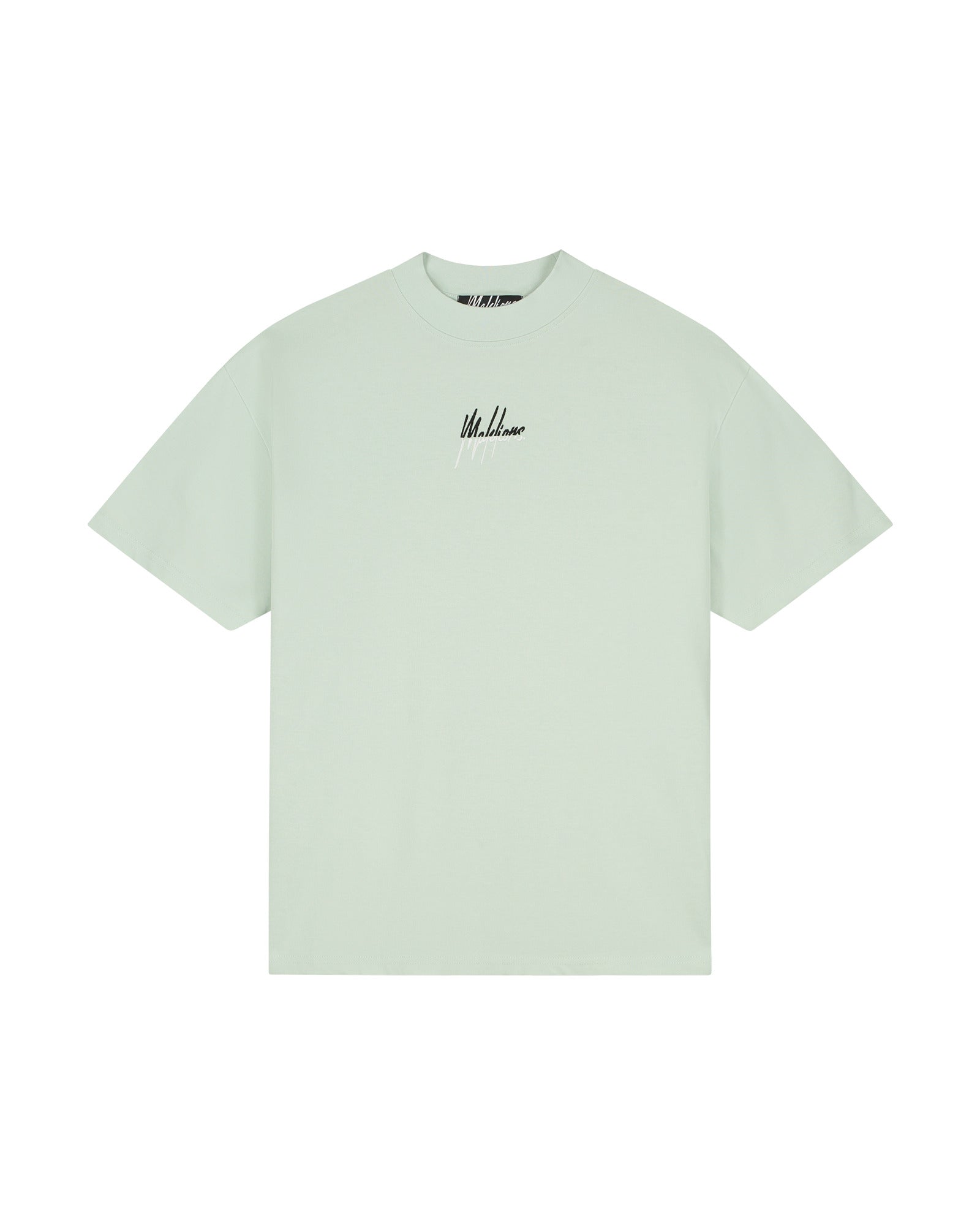 Malelions Men Oversized Split T-Shirt | Pale Green