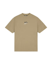 Malelions Men Oversized Split T-Shirt | Sand
