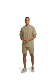 Malelions Men Oversized Split T-Shirt | Sand