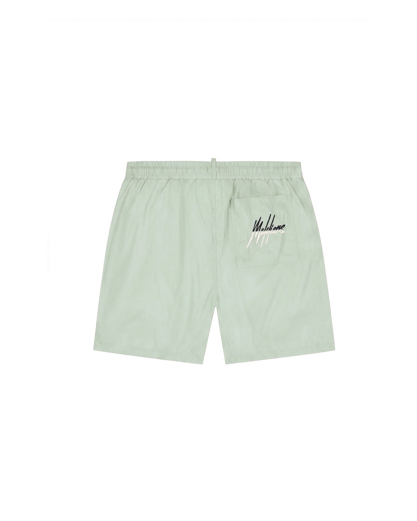 Malelions Men Split Swim Shorts | Pale Green