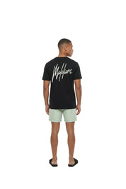 Malelions Men Split T-Shirt | Black