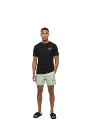 Malelions Men Split T-Shirt | Black