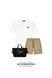 Malelions Men Split Swim Shorts | Sand