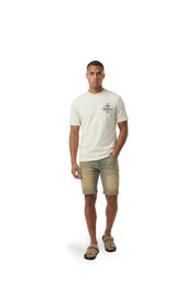 Malelions Men Luxury Stamp T-Shirt | Off-White