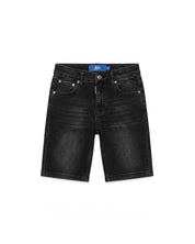 Malelions Men Washed Denim Shorts | Black Rinse
