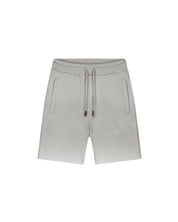 Malelions Men Sprayed Social Club Shorts | Pearl Grey