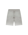  Malelions Men Sprayed Social Club Shorts | Pearl Grey