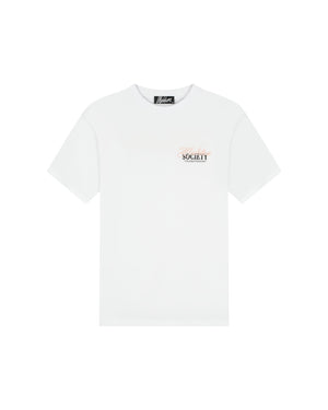 Malelions Men Society T-Shirt | White