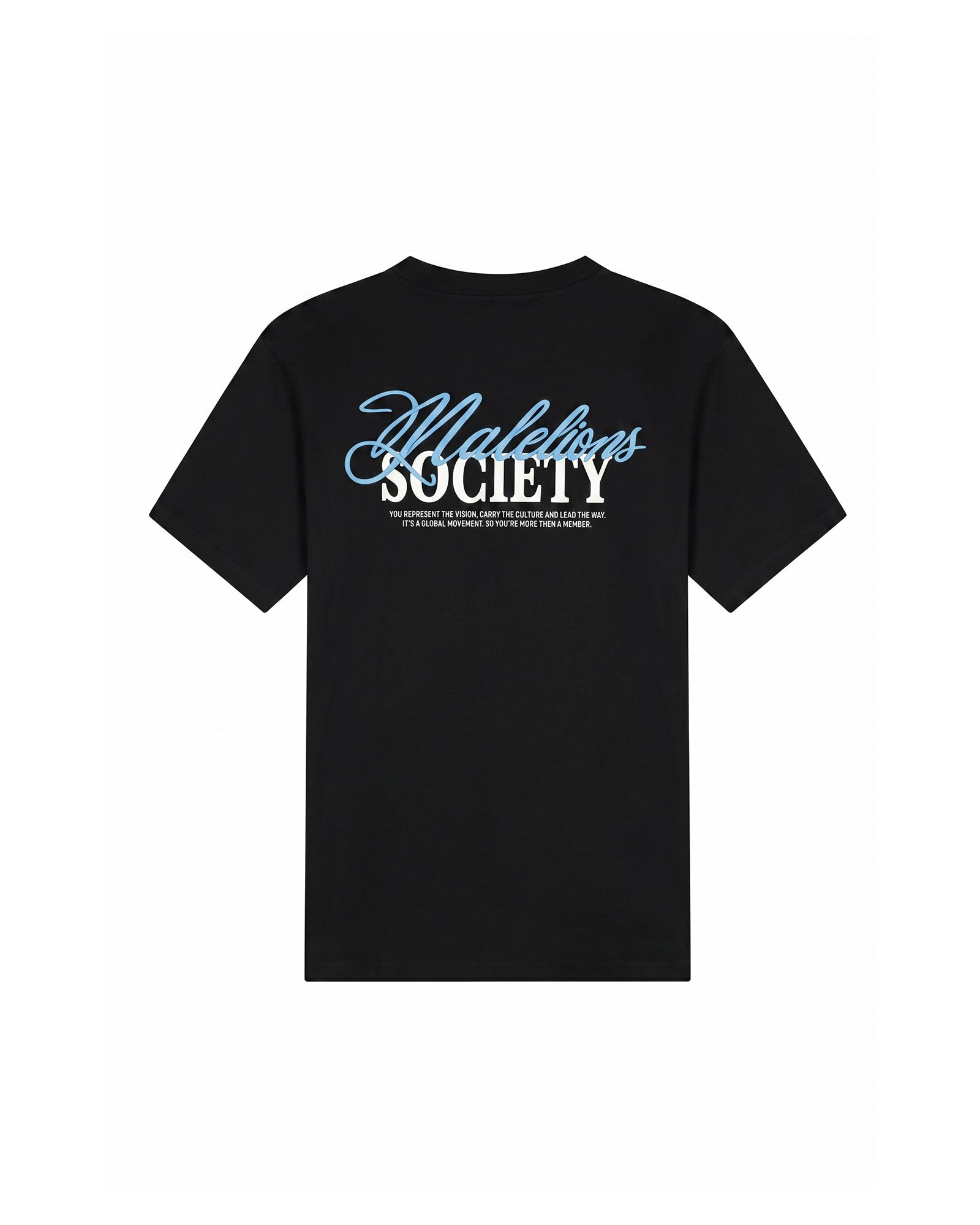 Malelions Men Society T-Shirt | Black