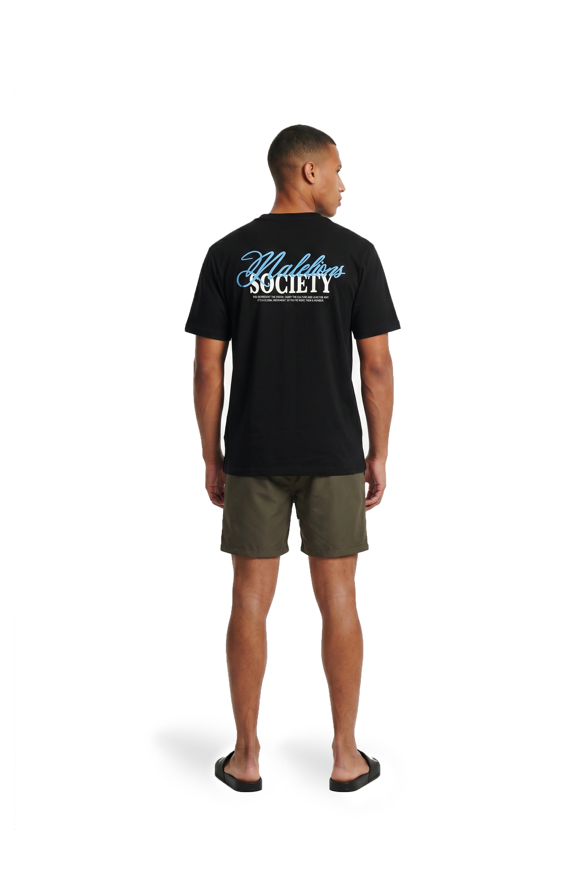 Malelions Men Society T-Shirt | Black
