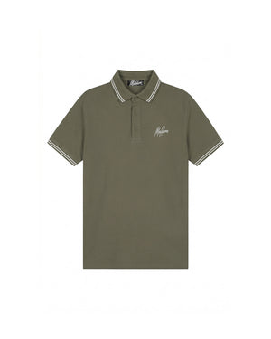 Malelions Men Formal Polo | Vintage Green