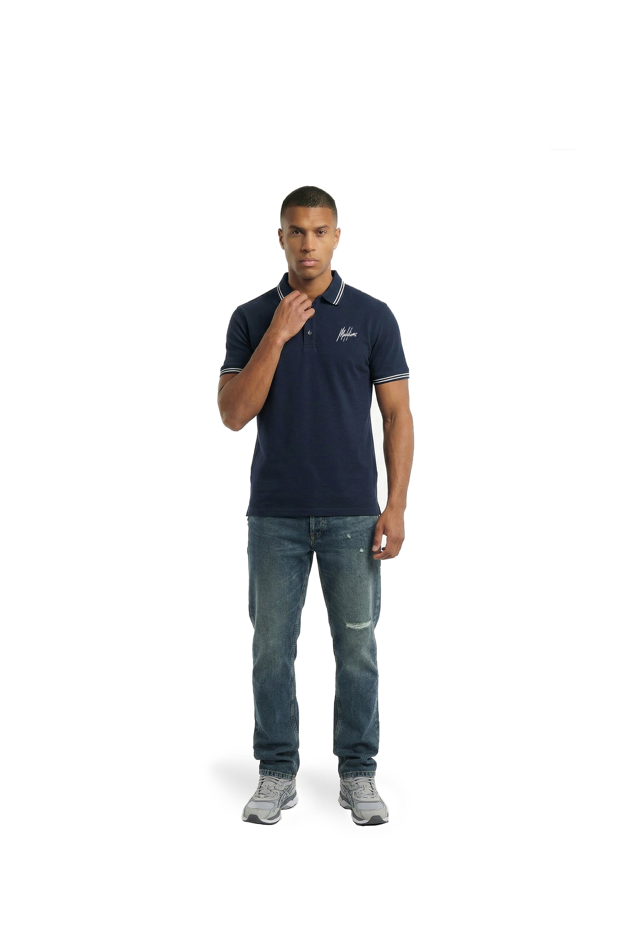 Malelions Men Formal Polo | Navy