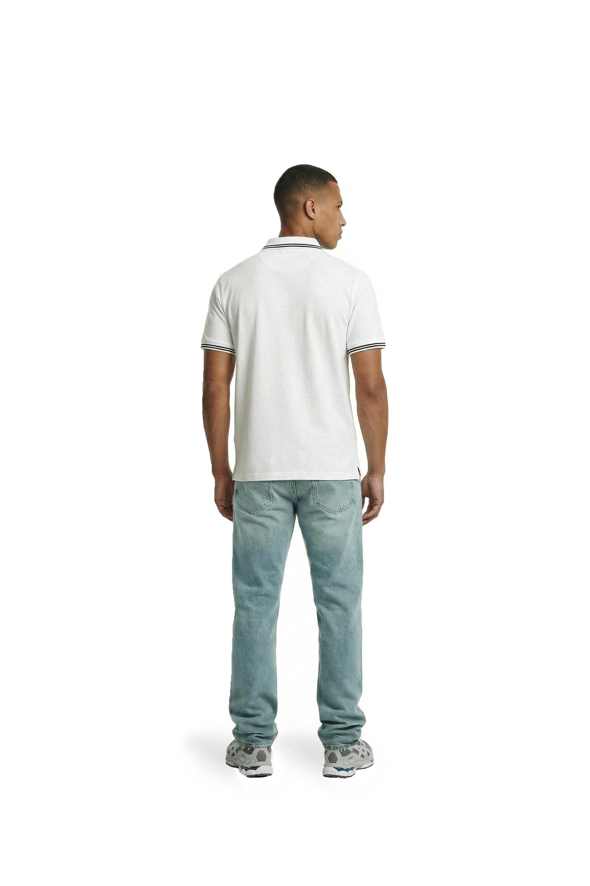 Malelions Men Formal Polo | White