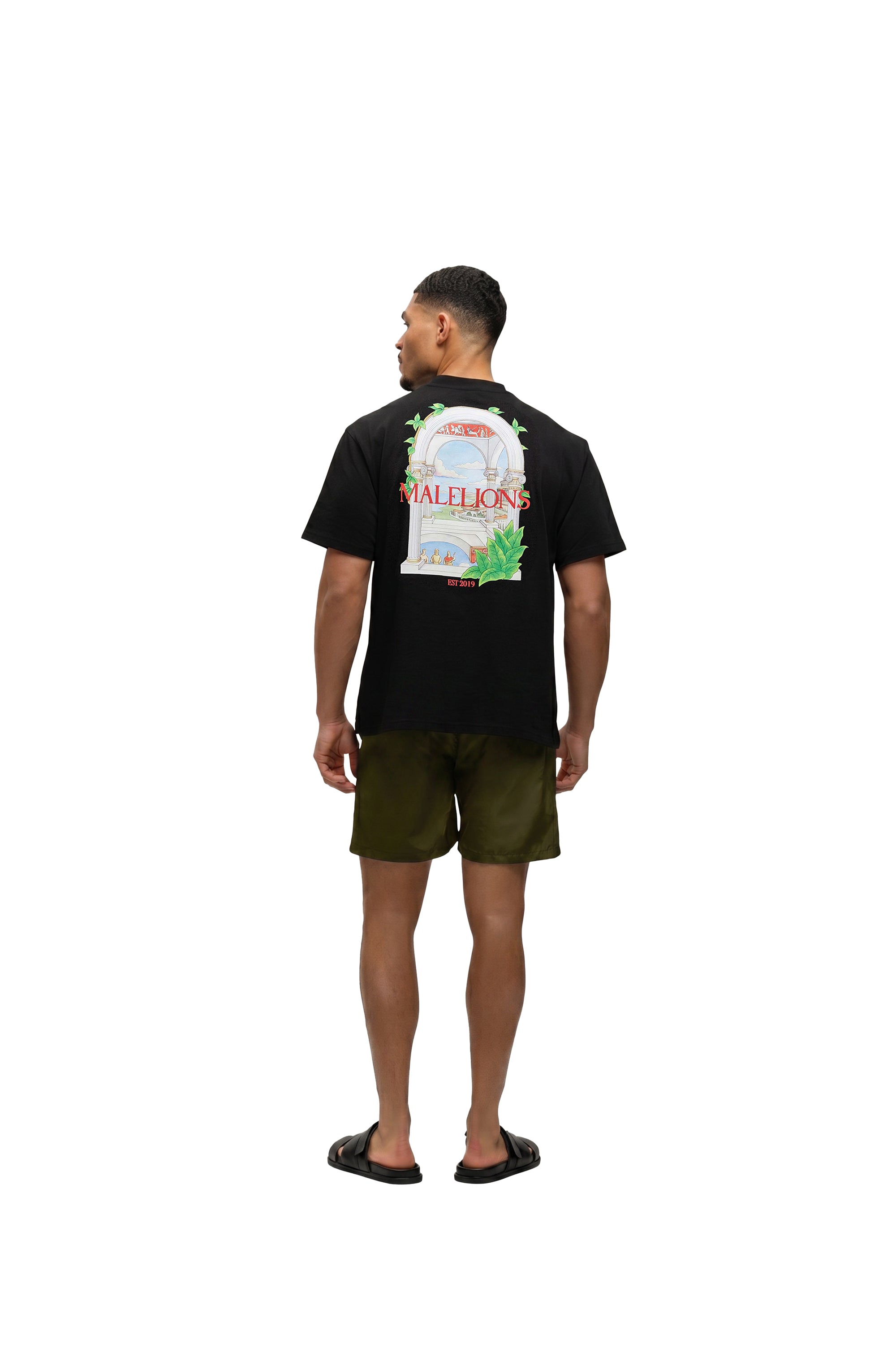 Malelions Men Tailored Swim Shorts | Vintage Green