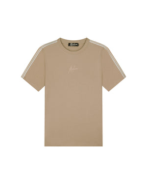 Malelions Men Studio T-Shirt | Light Taupe
