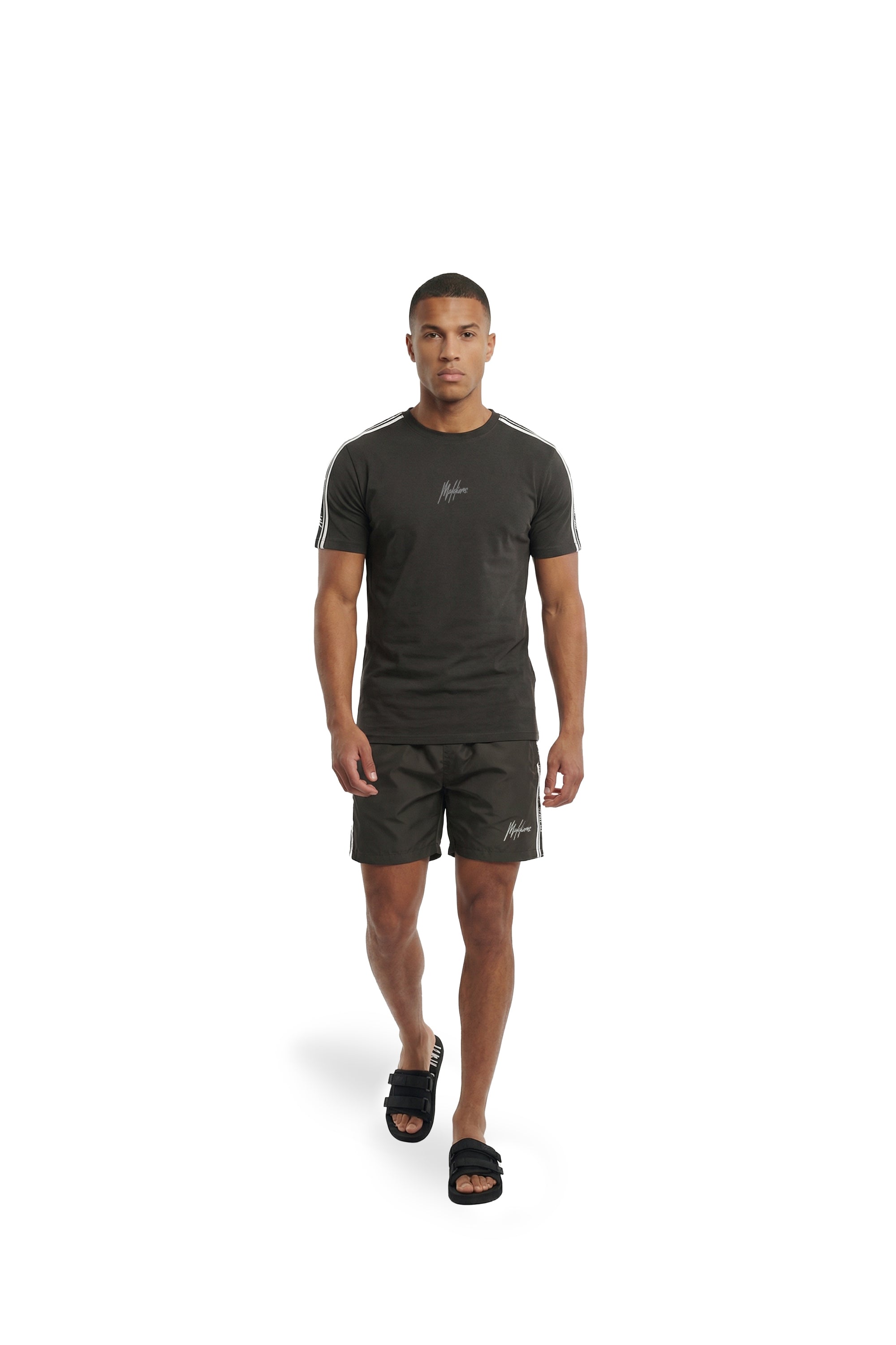 Malelions Men Studio T-Shirt | Antra Grey