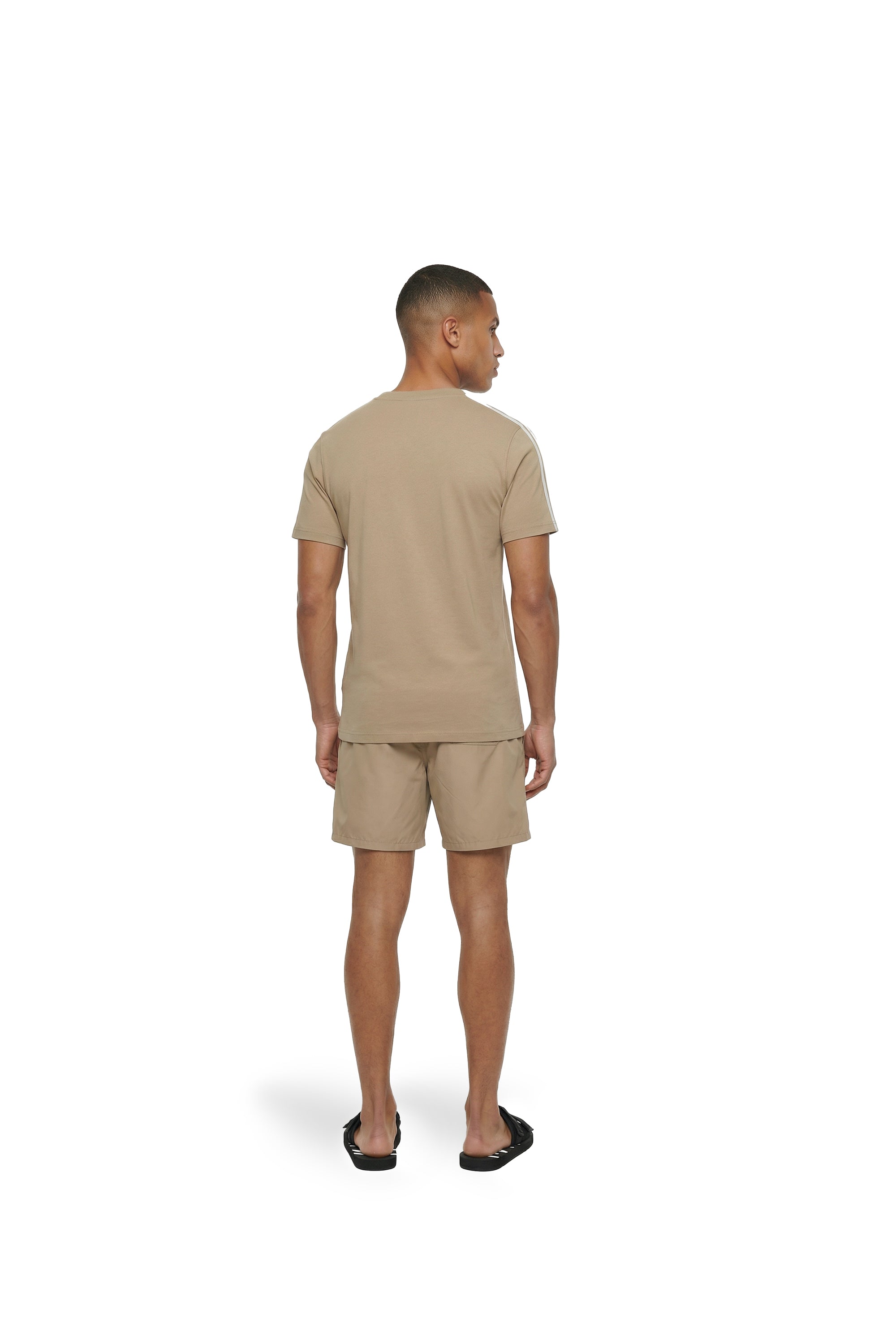 Malelions Men Studio T-Shirt | Light Taupe