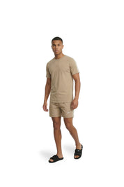 Malelions Men Studio T-Shirt | Light Taupe