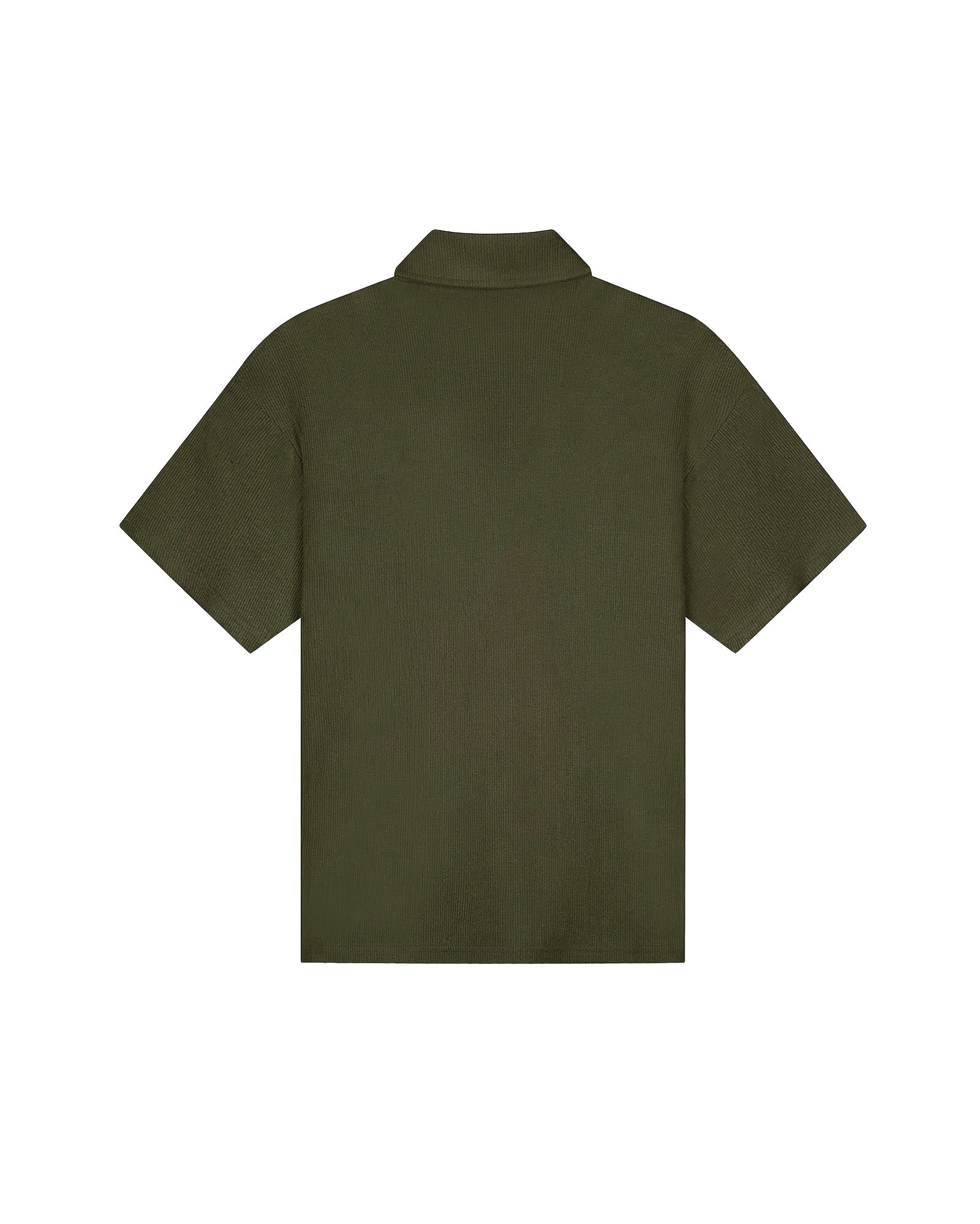 Malelions Men Emblem Seersucker Buttonless Polo | Vintage Green