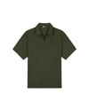  Malelions Men Emblem Seersucker Buttonless Polo | Vintage Green