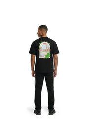 Malelions Men Roman T-Shirt | Black