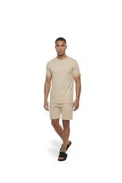 Malelions Men Venetian T-Shirt | Light Taupe