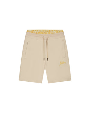 Malelions Men Venetian Shorts | Light Taupe