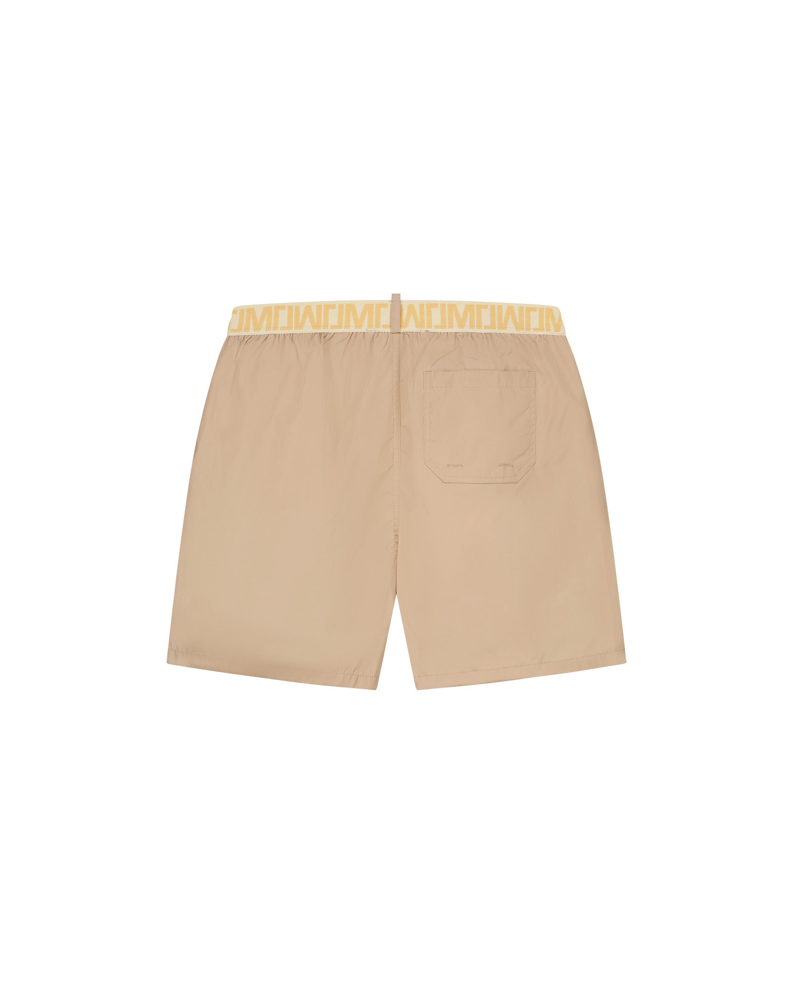 Malelions Men Venetian Swim Shorts | Light Taupe