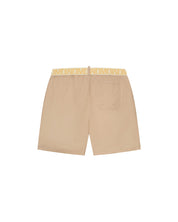 Malelions Men Venetian Swim Shorts | Light Taupe
