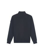 Malelions Men Knitted Longsleeve Zip Polo | Navy