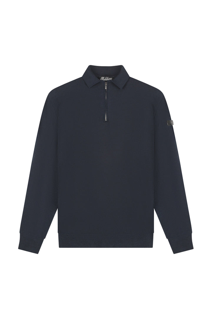 MMD10999003_42008_Malelions_Men_Knitted_Longsleeve_Zip_Polo_Navy_Front.jpg