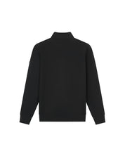 Malelions Men Knitted Longsleeve Zip Polo | Black