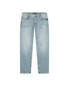  Malelions Men Straight Fit Jeans | Light Blue
