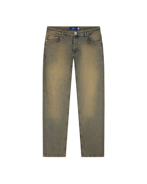 Malelions Men Straight Fit Jeans | Sand washed