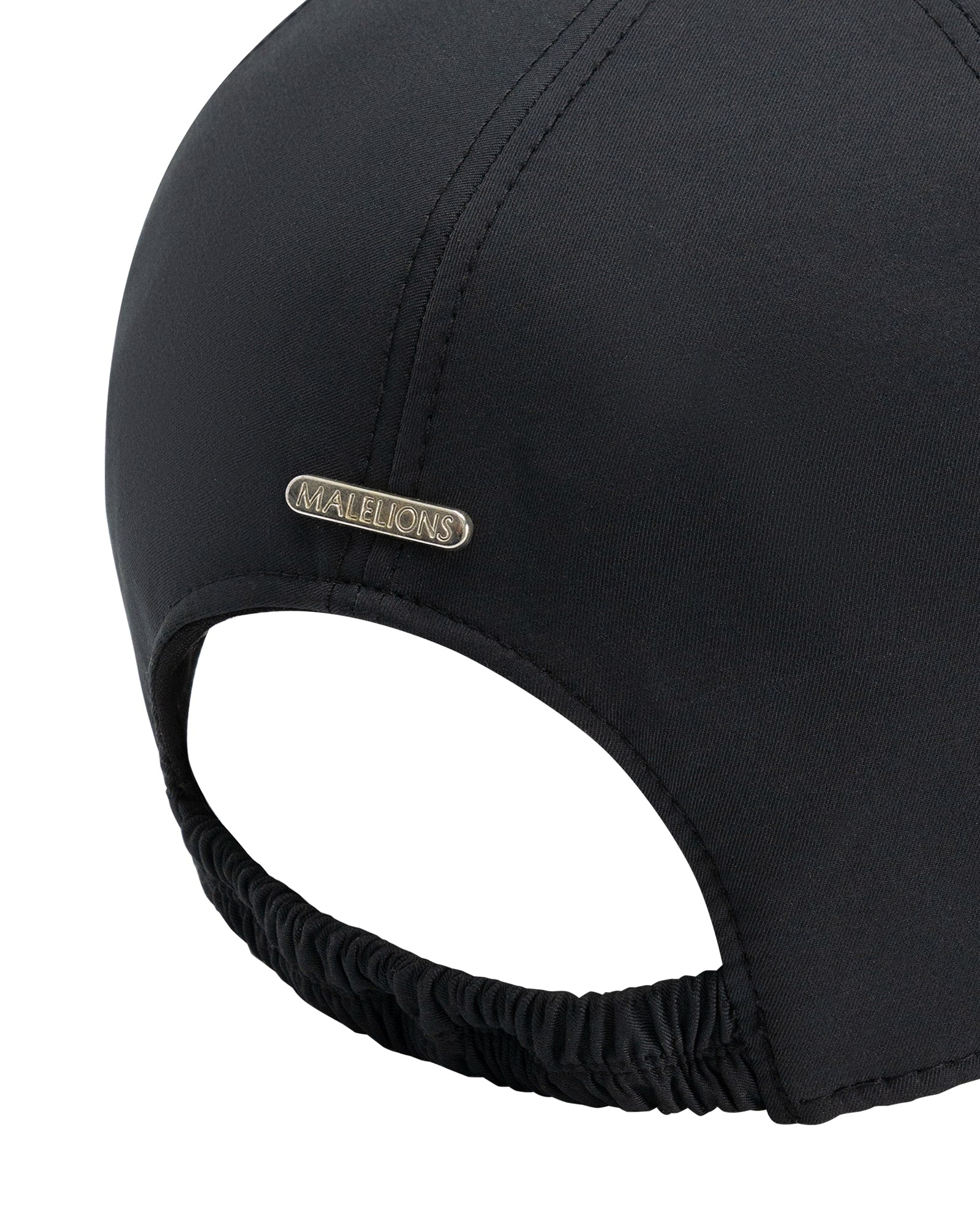 Malelions Premium Mikrofaser-Baseballkappe | Schwarz