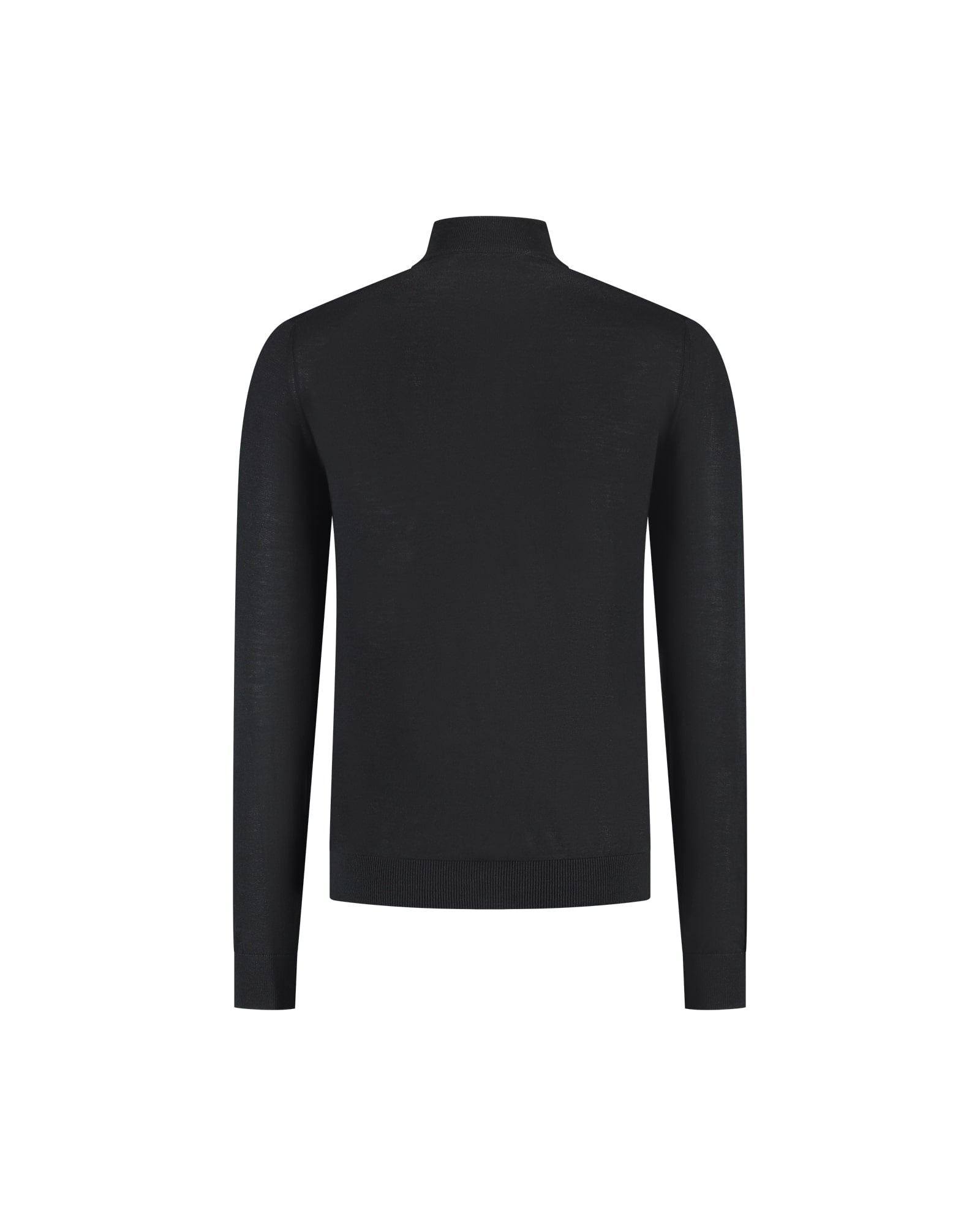 Malelions Premium Merino Half Zip | Black