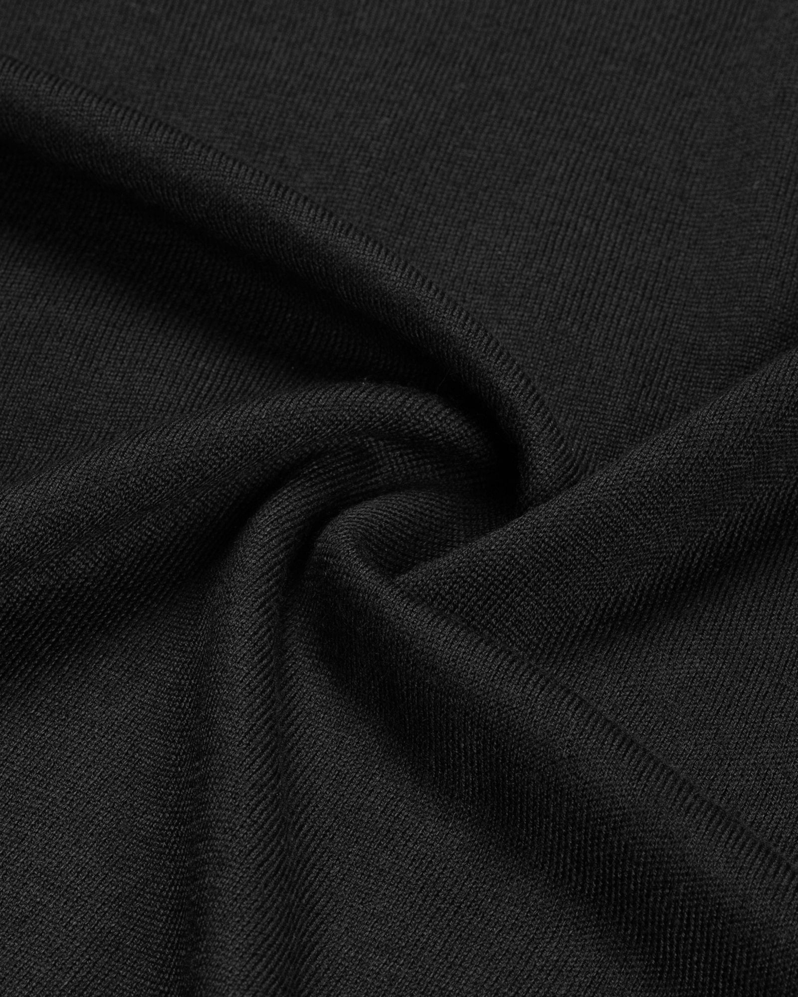 Malelions Premium Merino Half Zip | Black