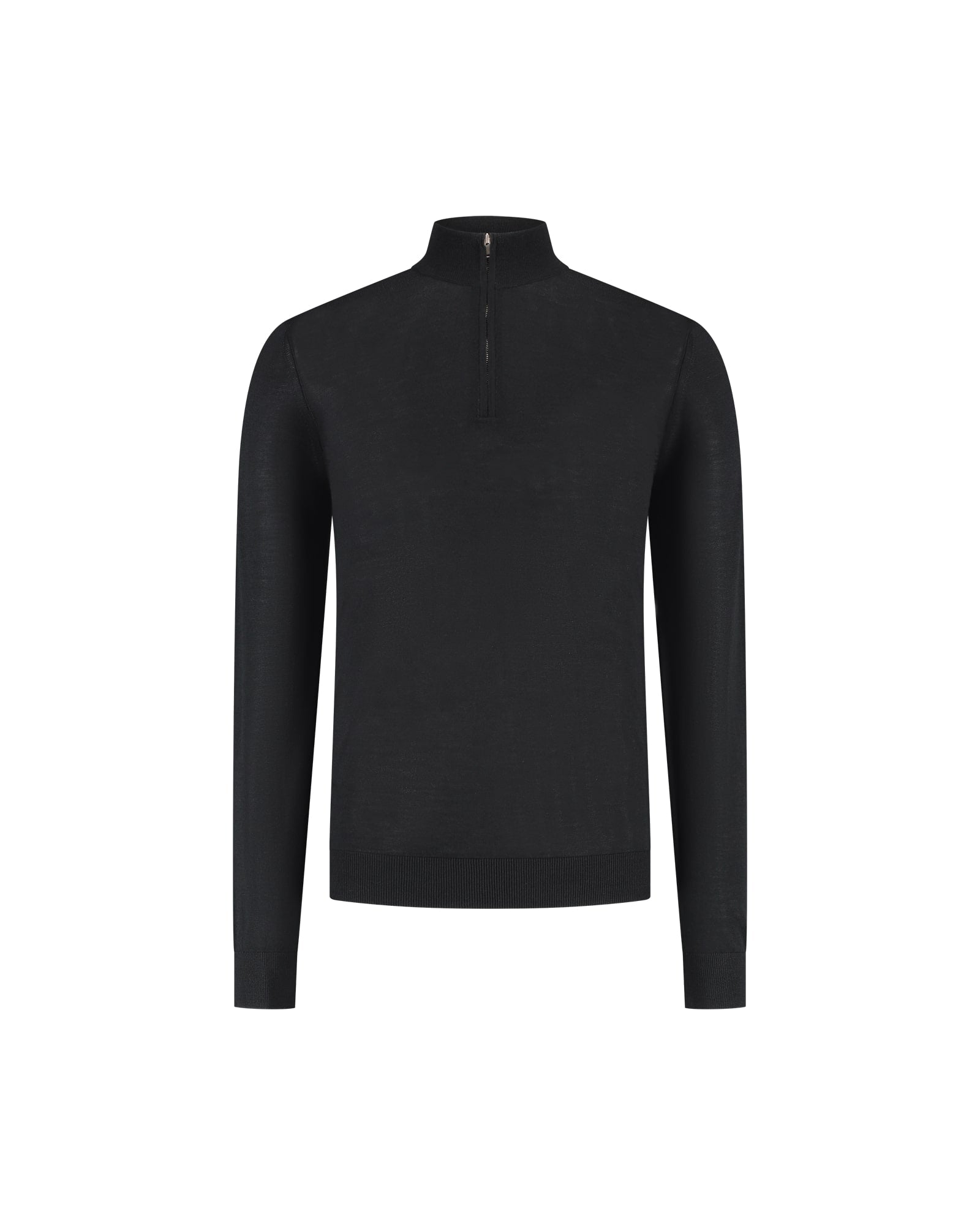 Malelions Premium Merino Half Zip | Black