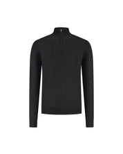 Malelions Premium Merino Half Zip | Black