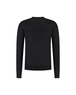 Malelions Premium Merino Sweater | Black