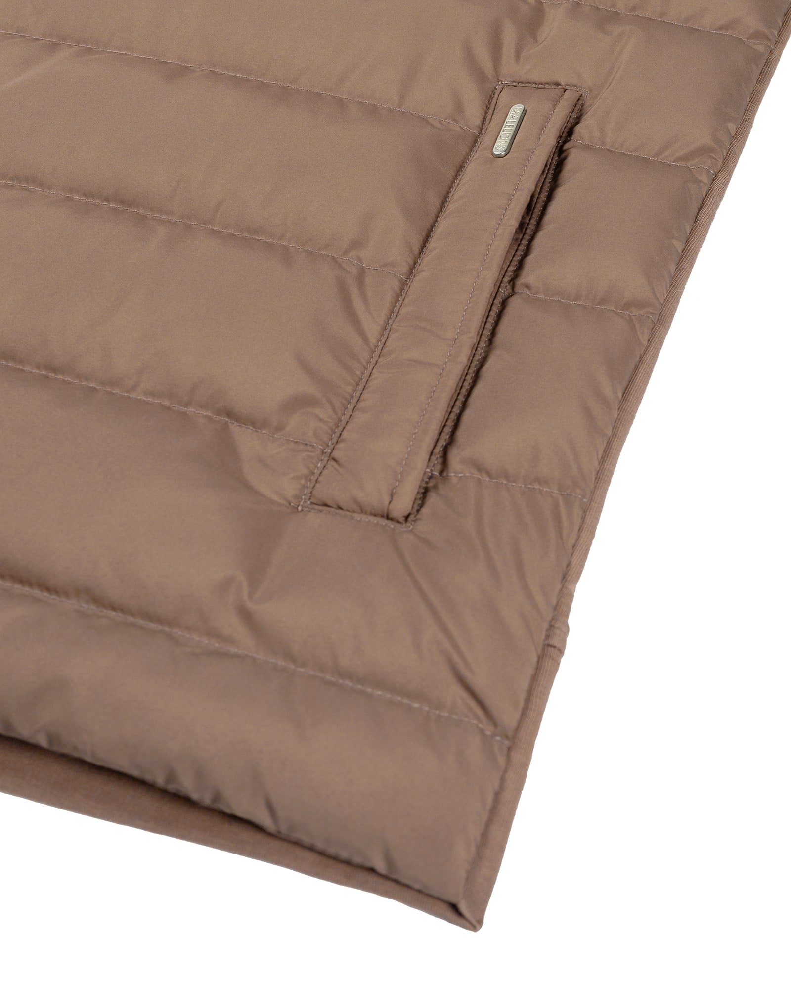 Malelions Premium Hybrid Quilted Jacket | Taupe