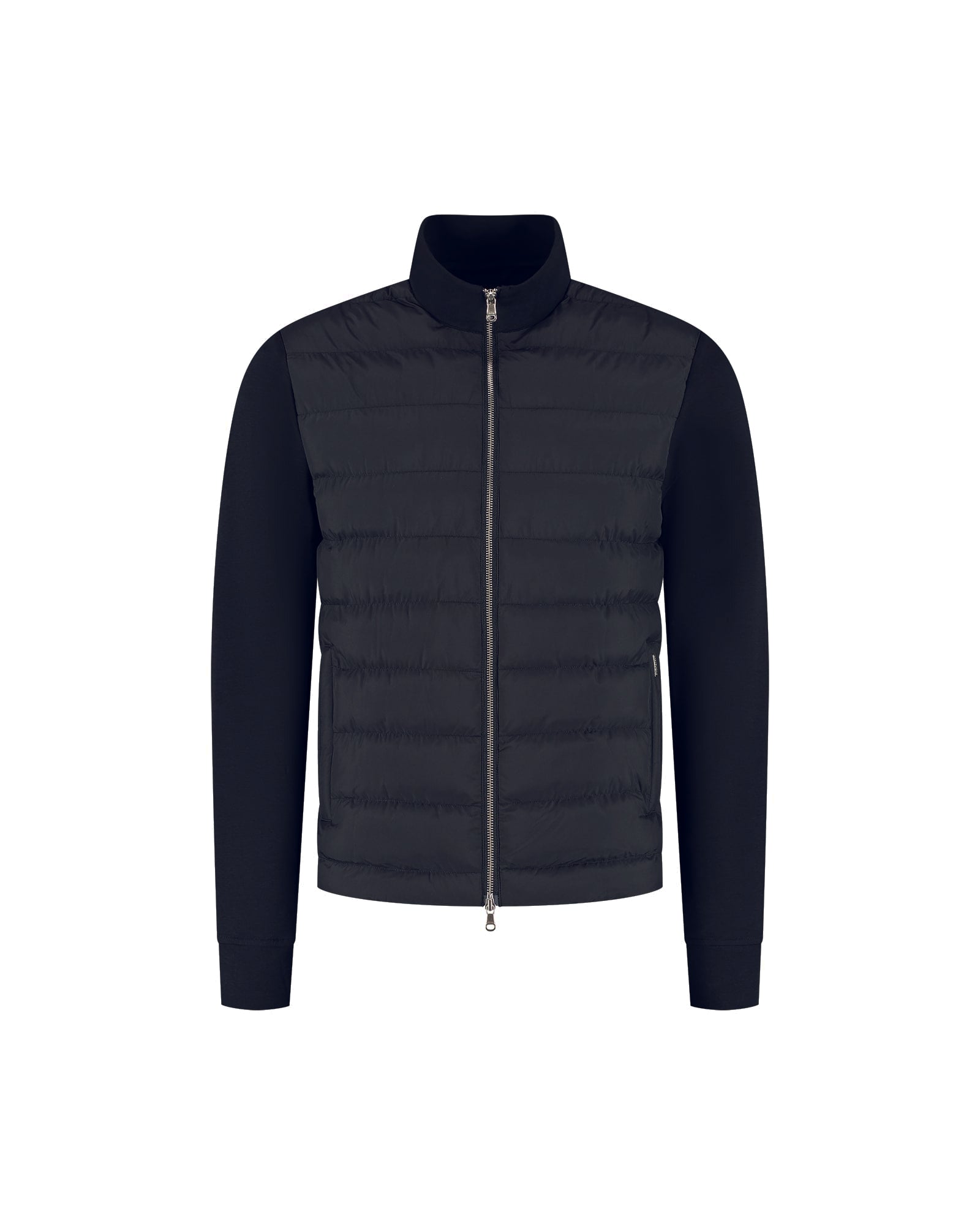 Malelions Premium Hybrid Quilted Jacket | Navy