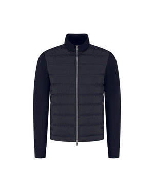 Malelions Premium Hybrid Quilted Jacket | Navy