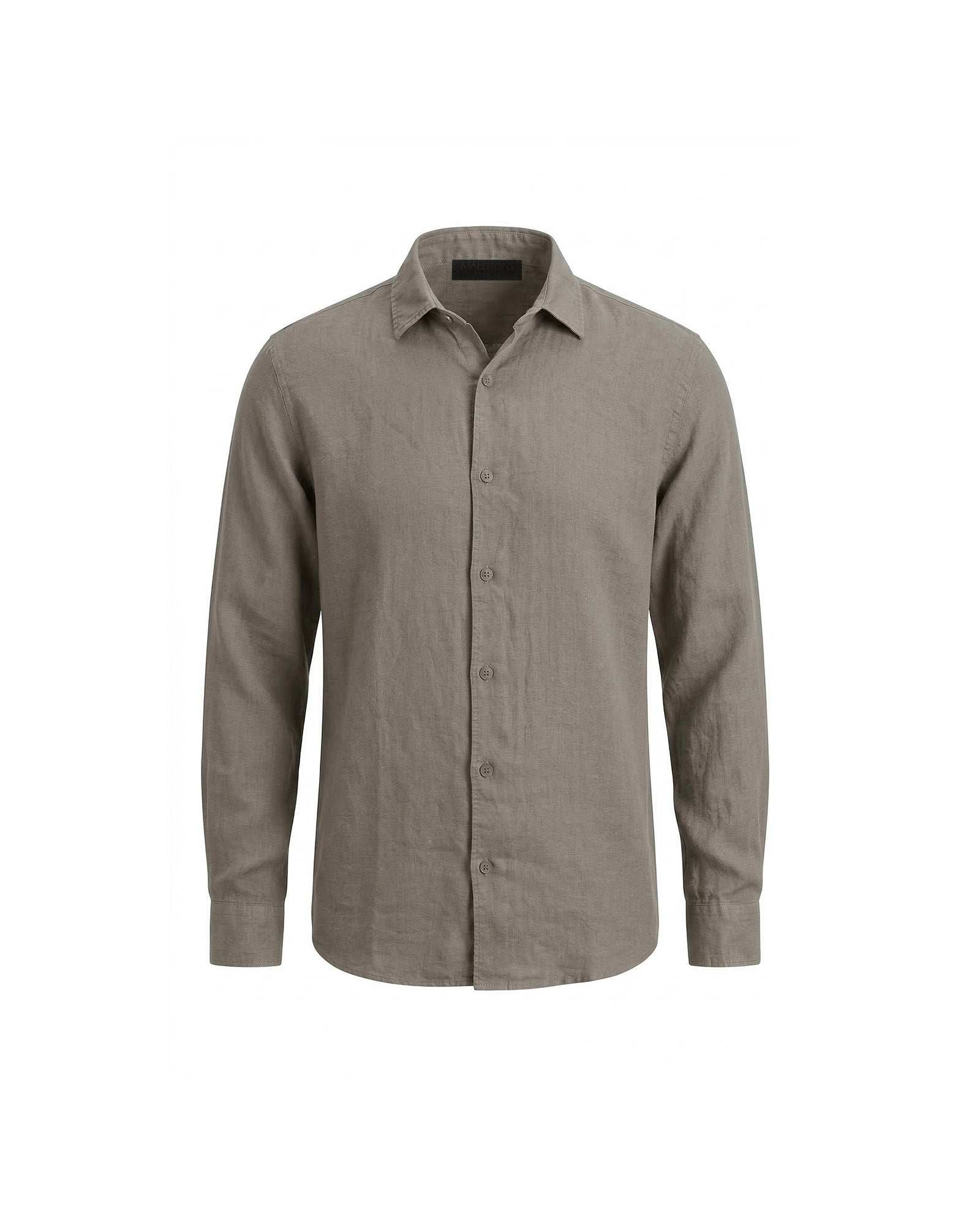 Malelions Premium Linen Shirt | Beige