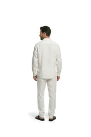 Malelions Premium Linen Shirt | Ecru