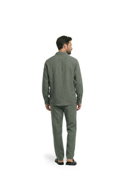 Malelions Premium Linen Pants | Olive Green