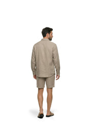 Malelions Premium Linen Shorts | Beige
